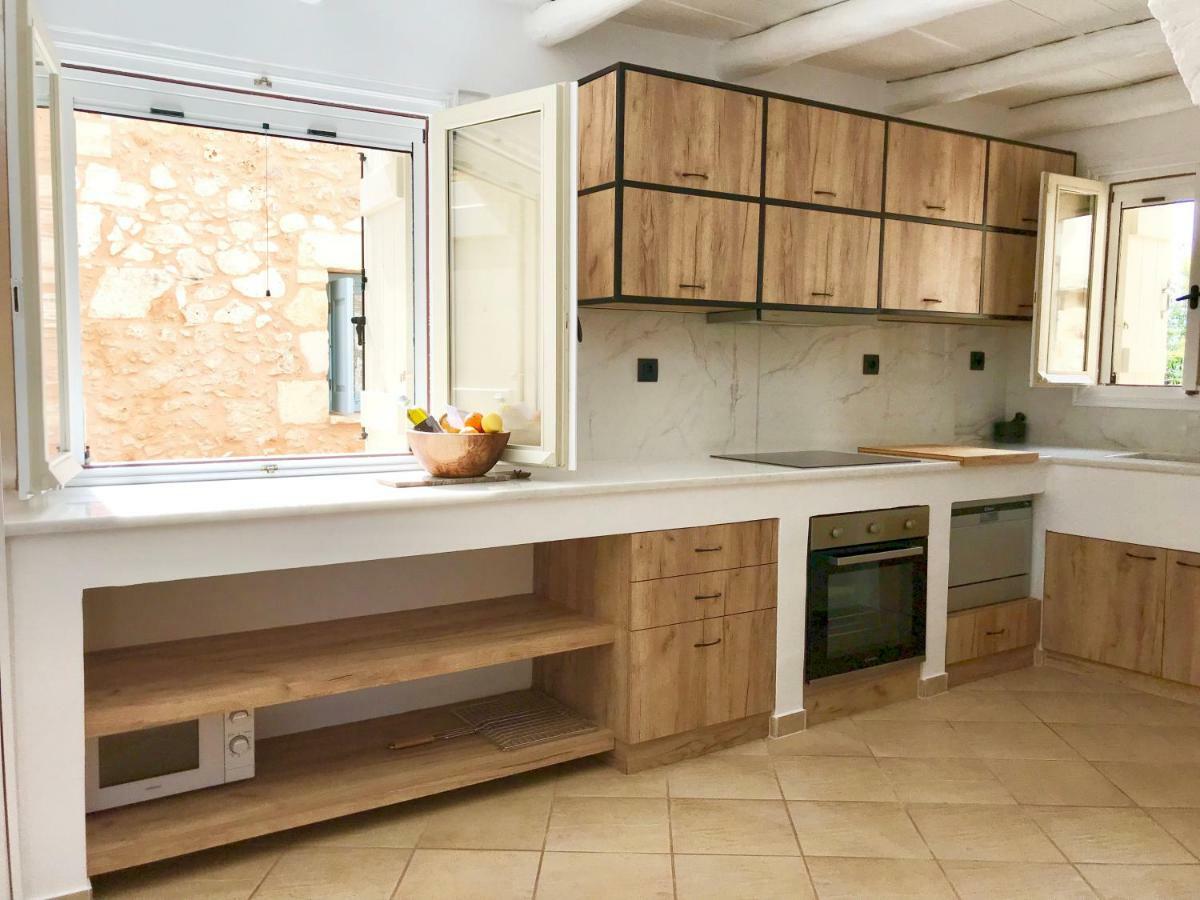 Almyrida Sands Luxury Stone Villa Xirostérnion المظهر الخارجي الصورة