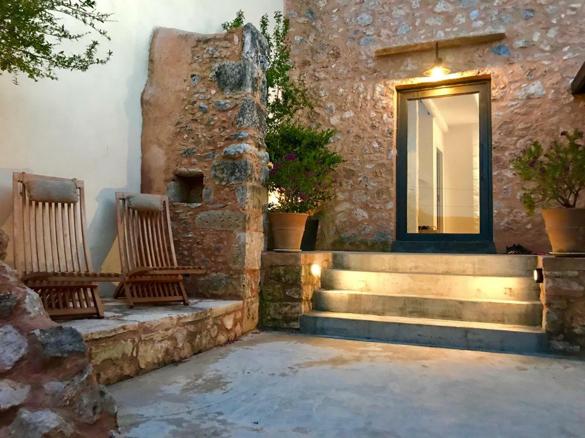 Almyrida Sands Luxury Stone Villa Xirostérnion المظهر الخارجي الصورة