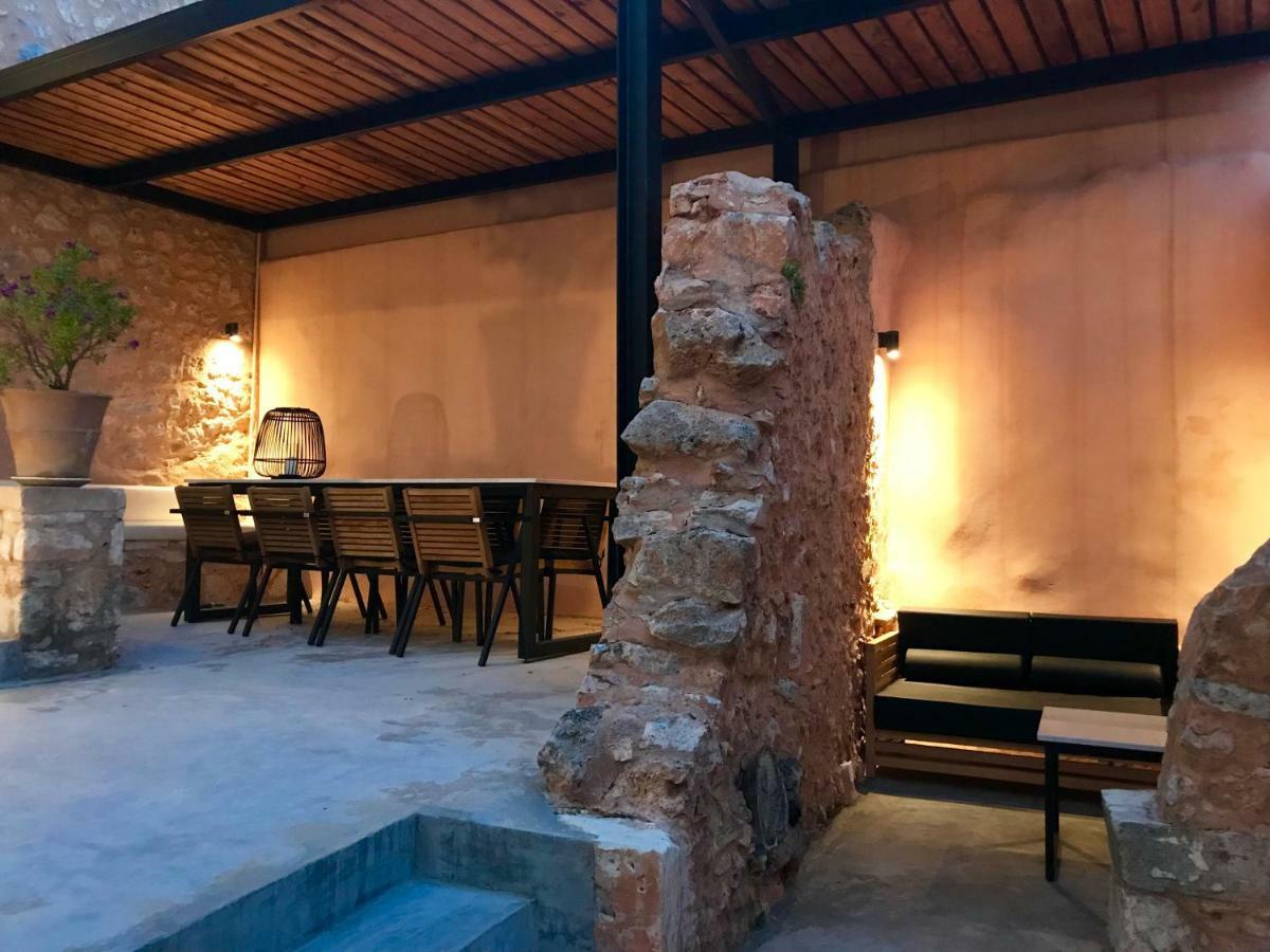 Almyrida Sands Luxury Stone Villa Xirostérnion المظهر الخارجي الصورة