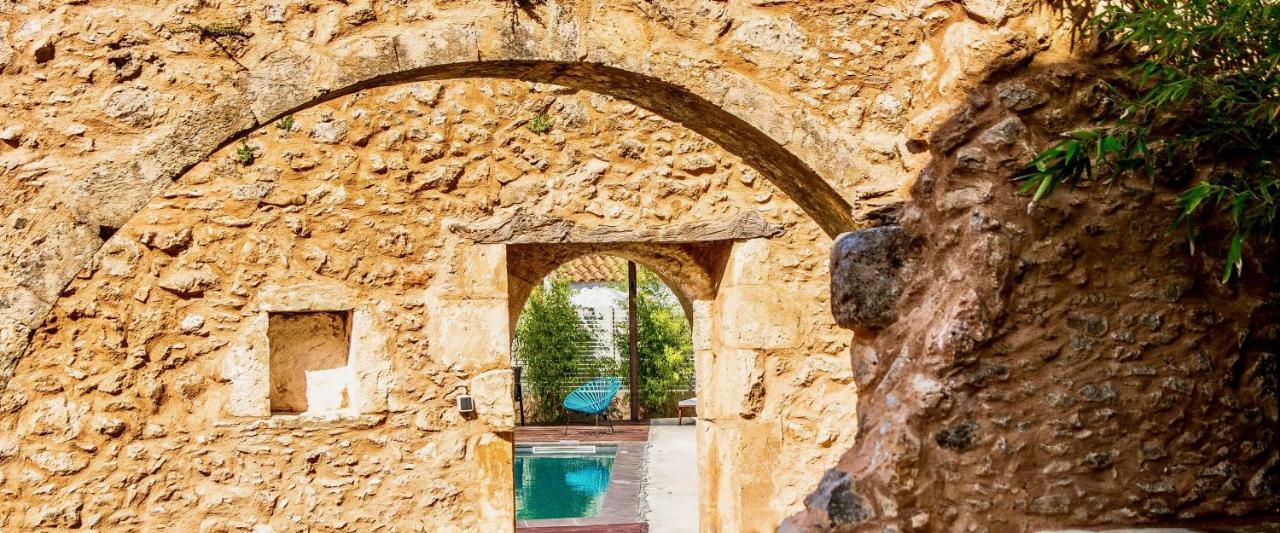 Almyrida Sands Luxury Stone Villa Xirostérnion المظهر الخارجي الصورة